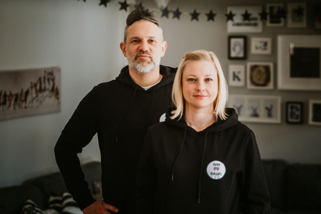 Baufinanzierung mit Wir lieben Baufi: Foto von Juliane und André